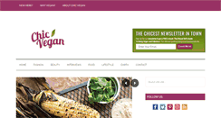 Desktop Screenshot of chicvegan.com